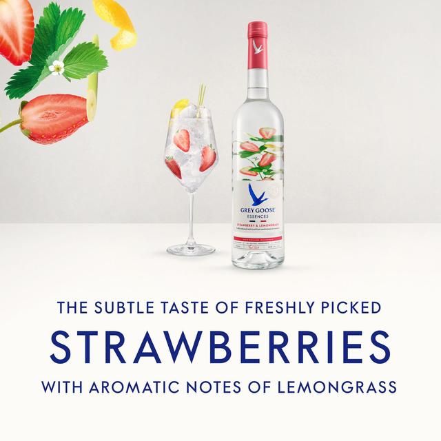 Grey Goose Essences Strawberry and Lemongrass Vodka Based Spirit Drink   700ml