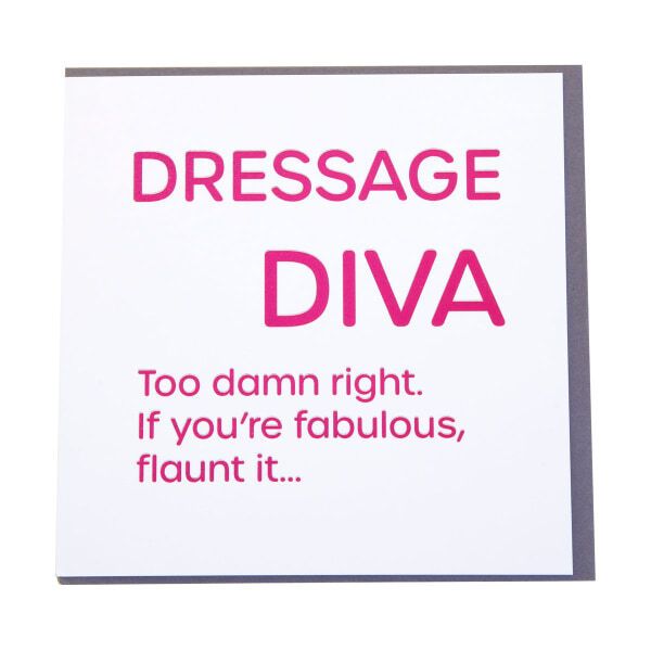 Gubblecote Dressage Diva Card