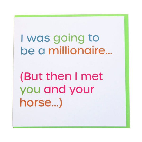 Gubblecote Millionaire Wordy Card