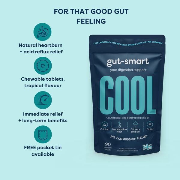 gut-smart COOL 20s - Natural Heartburn &amp;amp; Acid Reflux Relief