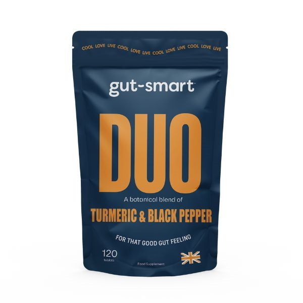 gut-smart DUO Turmeric and Black Pepper - 120 Tablets