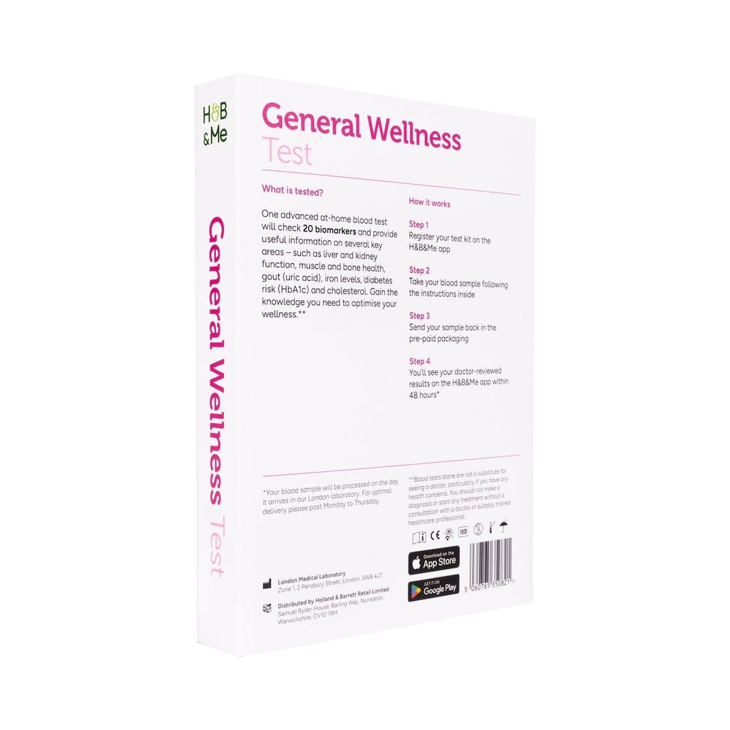 H&B&Me General Wellness Blood Test