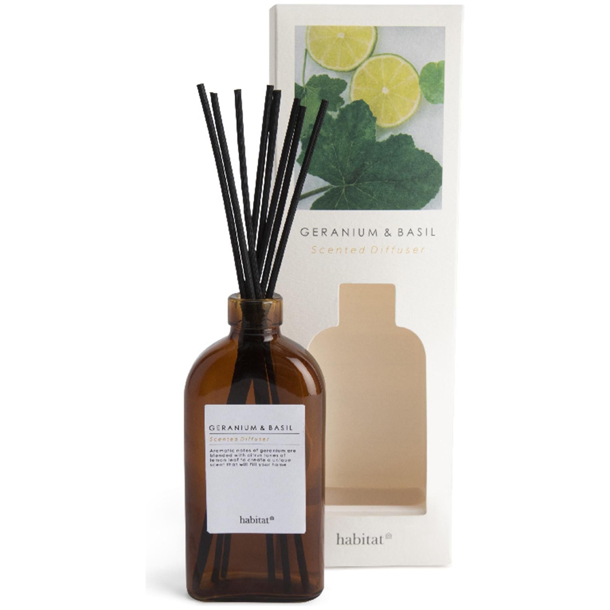 Habitat 150ml duftspreder - Geranium &amp; Basilikum