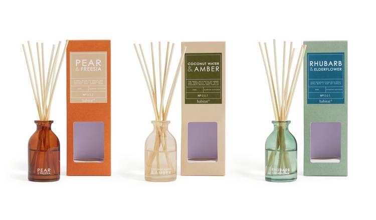 Habitat 40ml Diffuser Set - Rhubarb, Coconut & Pear