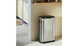 Habitat 50 Litre Brushed Stainless Steel Sensor Bin