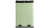 Habitat 60 Liter Twin Compartment Pedal Bin - Sage