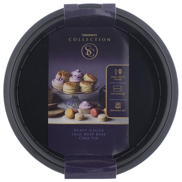 Habitat Black Deep Cake Tin 18cm