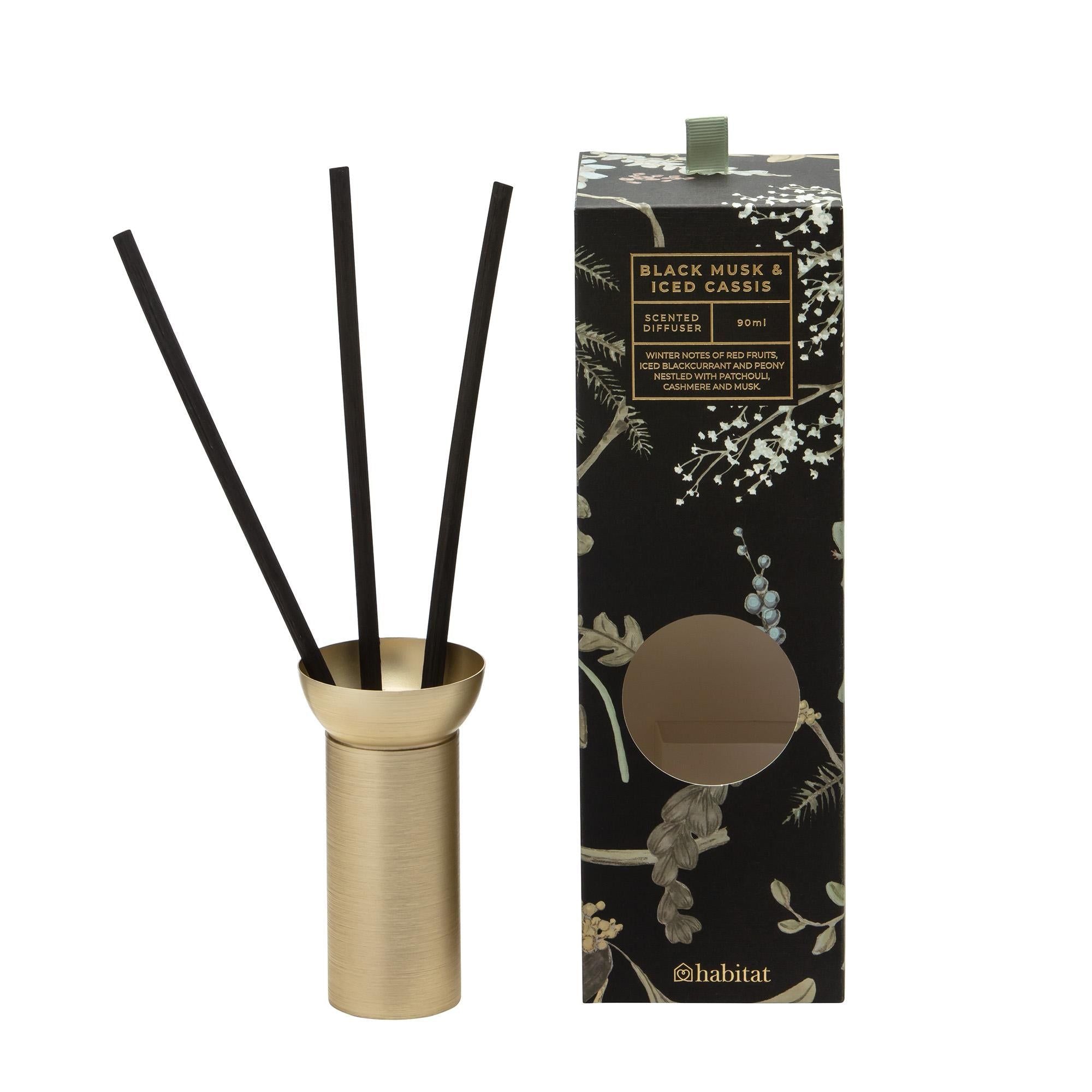 Habitat Black Musk &amp; Iced Cassis Diffuser 90ml