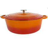 Habitat Støpejern Oval gryterett Oransje 4.7L
