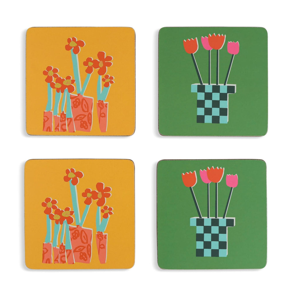 Habitat Designs in Mind Coasters 4pk