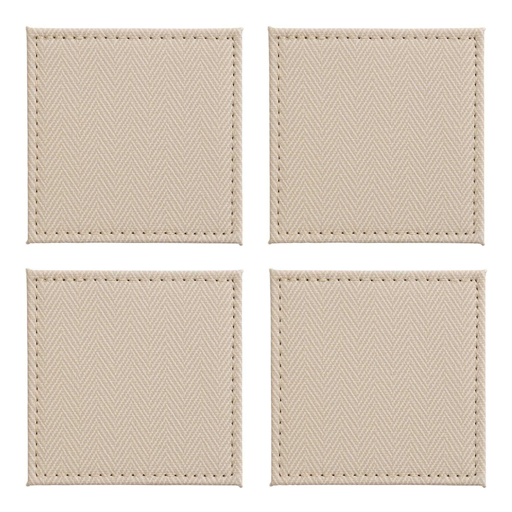 Habitat Faux leather Herringbone Placemats 4pk