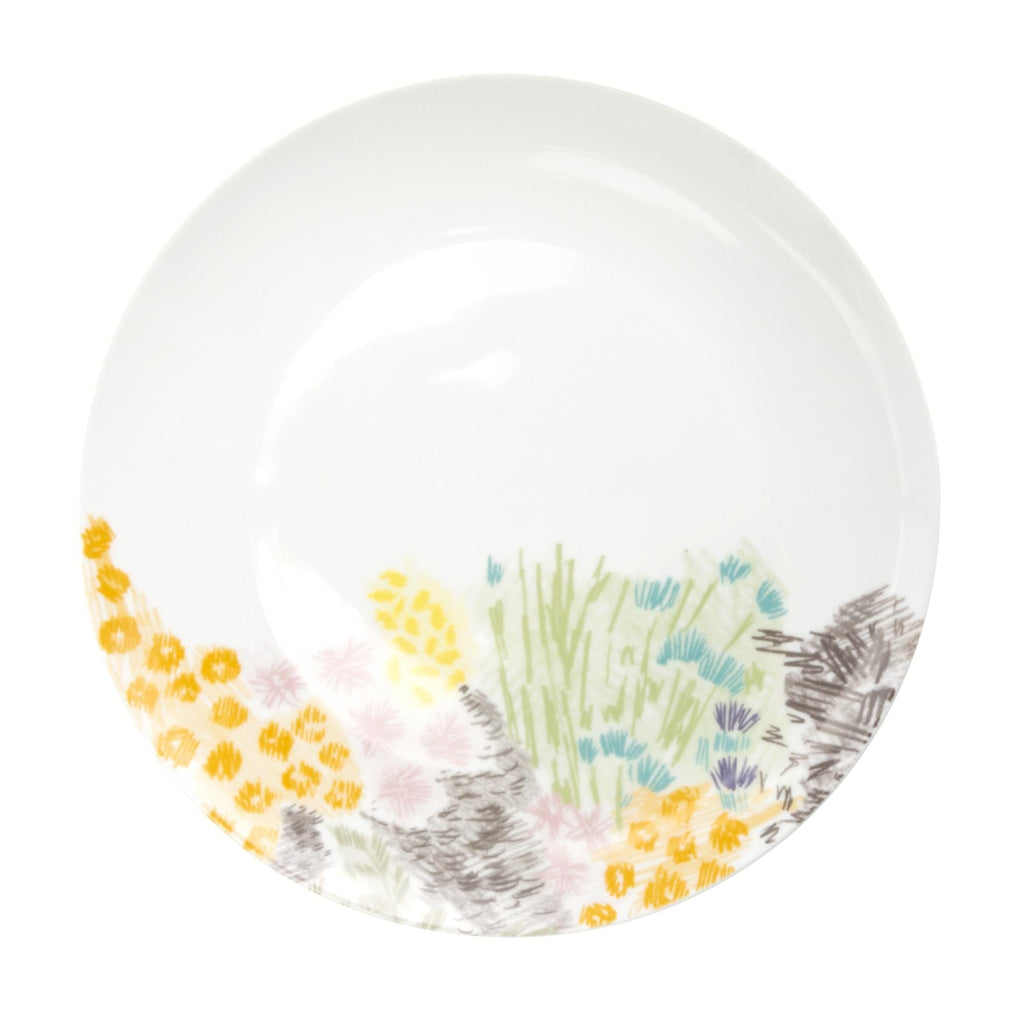 Habitat Floral Decal Dinner Plate