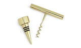 Habitat Gold Tone korketrekker og stoppersett