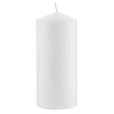 Habitat Medium Pillar Unscented Candle - White