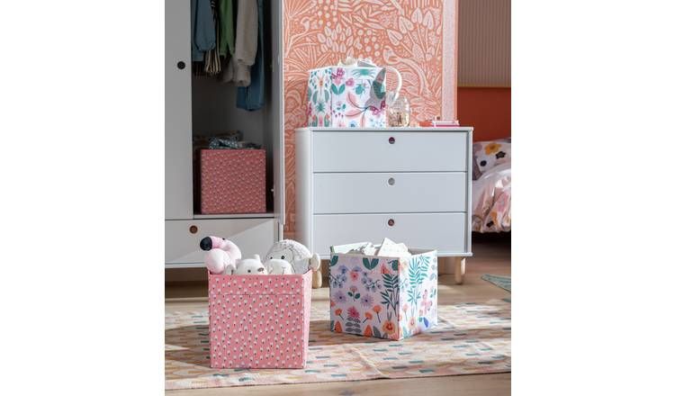 Habitat Pack of 4 Luna Canvas Box