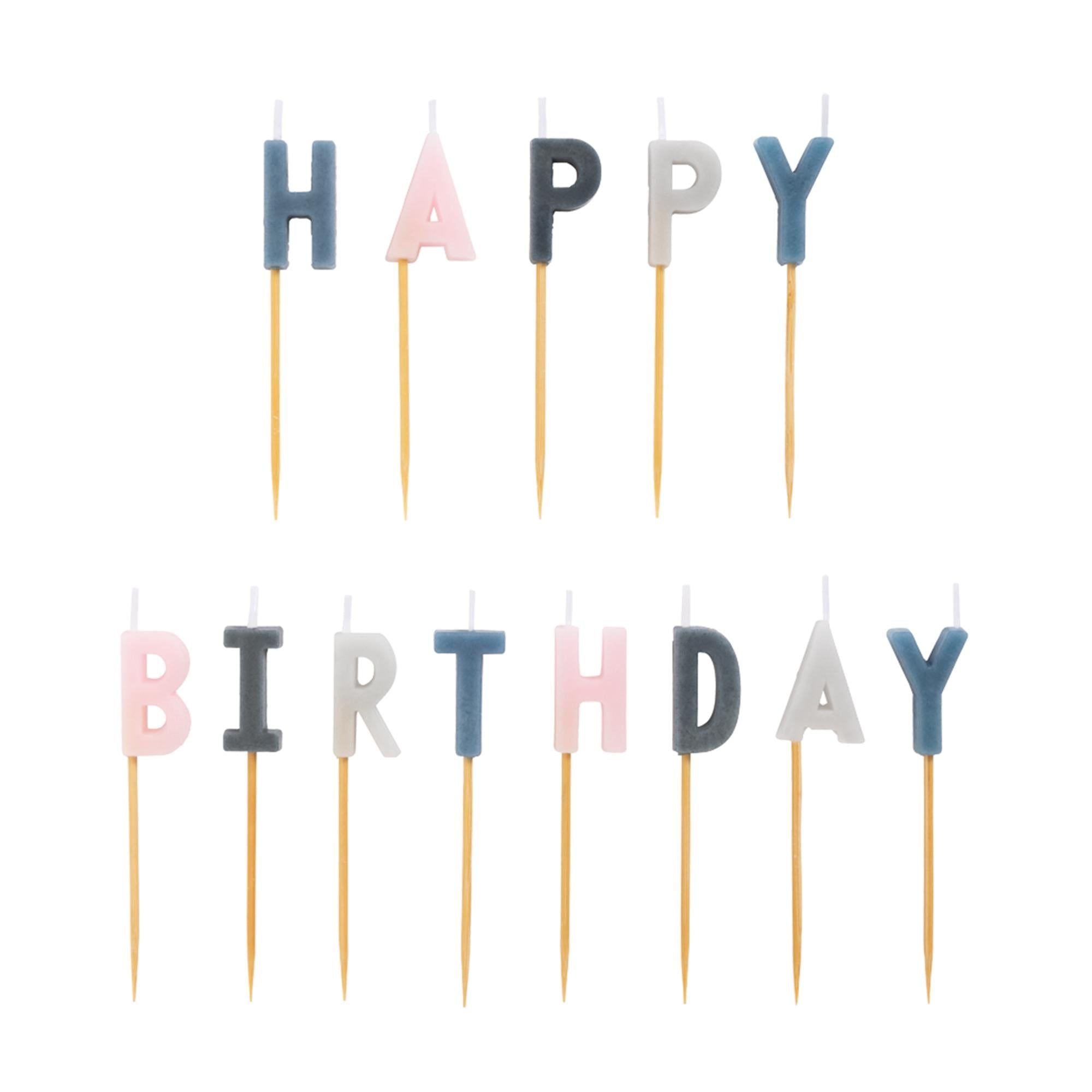 Habitat Palma Luxe Happy Birthday Candle (Individual Letters)