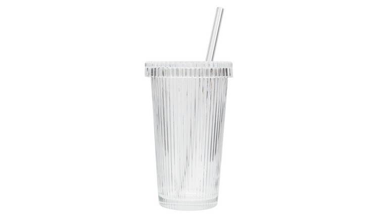 Habitat Ribbed Sipper Glass