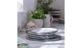 Habitat Speckle 4 Piece Stoneware Dinner Plate - Grey