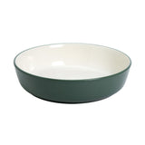 Habitat Two Tone Pasta Bowl White Green