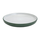 Habitat Two Tone Side Plate White Green