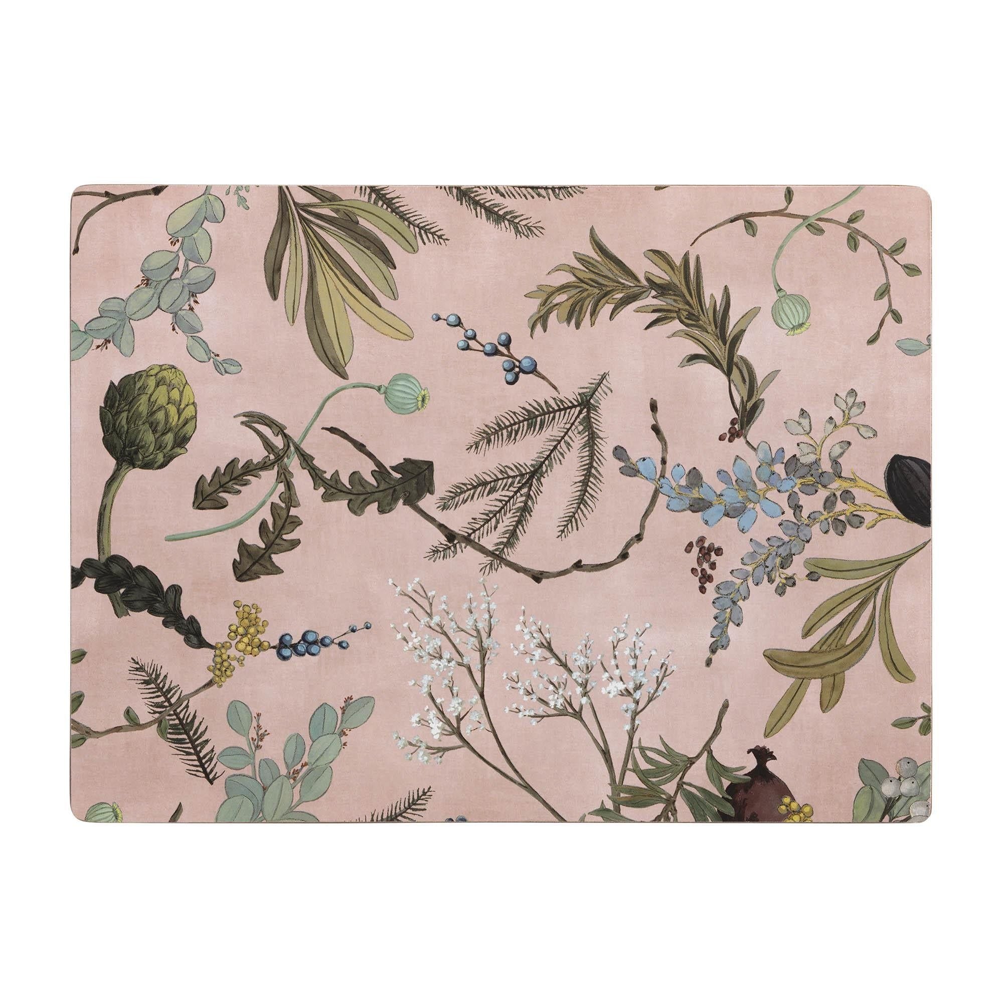 Habitat Winter Floral Corkback Dekkebrikker 4pk