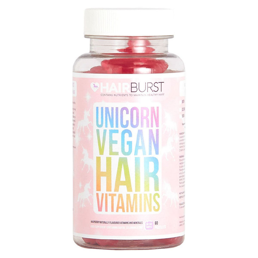 Hairburst Unicorn Vegan Hair Vitamins - 60 Pastilles