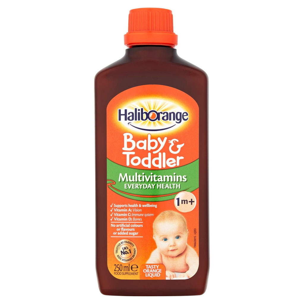 Haliborange Baby & Toddler Multivitamin Tasty Orange Liquid 1m+ 250ml