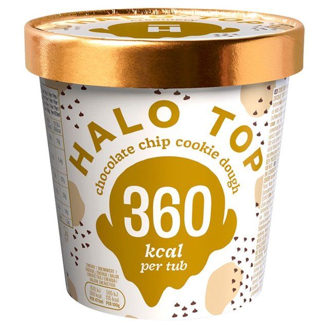 Halo Top Chocolate Chip Cookie Dough Low Calorie Glass 473ml - M&S | McGrocer