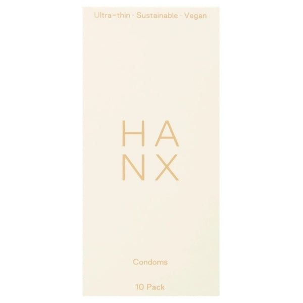 HANX 100% Vegan Condoms - Standard Size 10 Pack