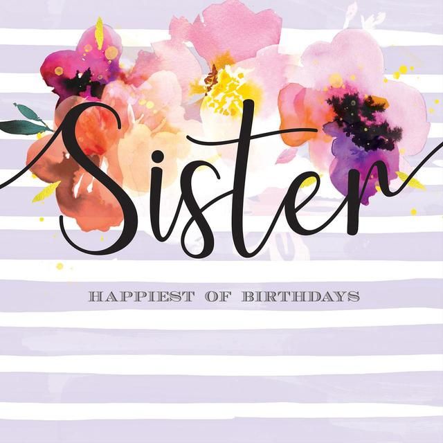 Happiest Sister Birthday Card