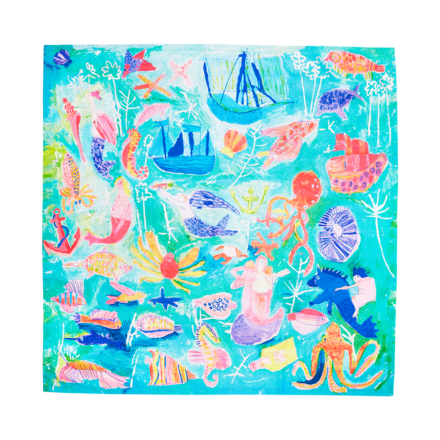 Lush Knot Wrap Happiness Makes a Splash 70cm - British product
