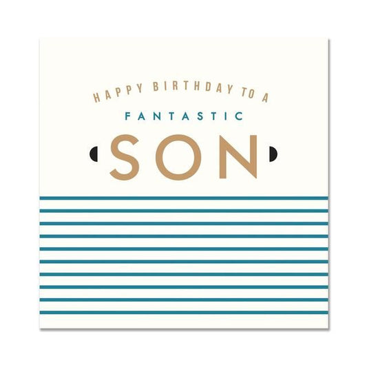 Happy Birthday Fantastic Son Card