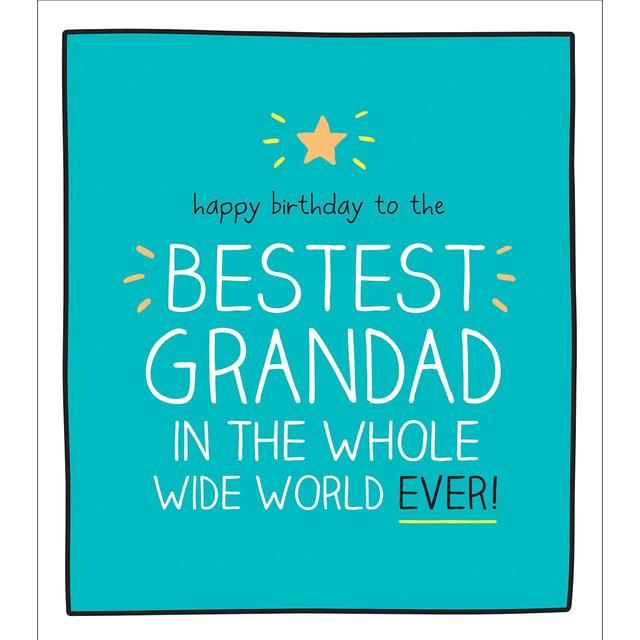 Happy Jackson Happy Birthday Bestest Grandad Birthday Card