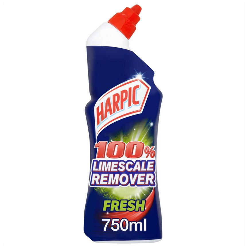 Harpic 100% Limescale Remover Toilet Cleaner Gel, Fresh Scent