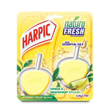 Harpic Active Fresh 6 Rim Block Citrus Toilet Cleaner   2 x 40g