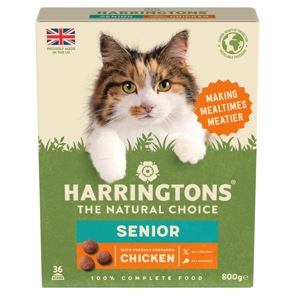 Harringtons Chicken Senior Dy Adult Cat Food 800g