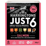 Harringtons Dog Just 6 Wet Salmon   8 x 380g