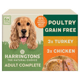 Harringtons Poultry Selection Adult Wet Dog Food Trays 6 x