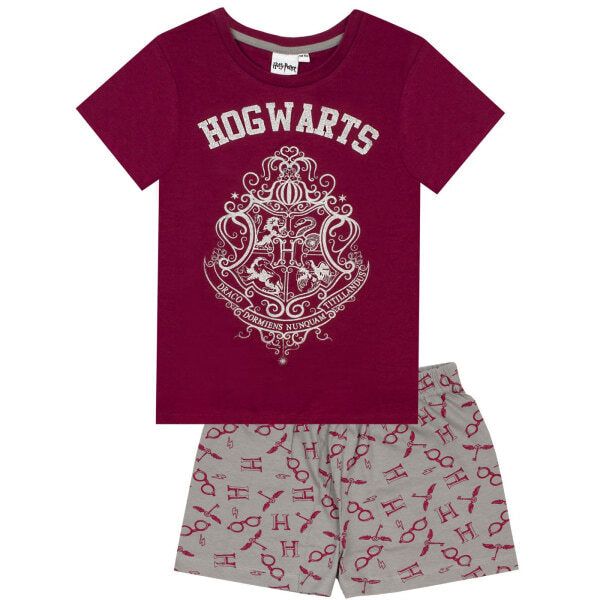 Harry Potter Girls Glitter Short Pyjama Set (11-12 Years)