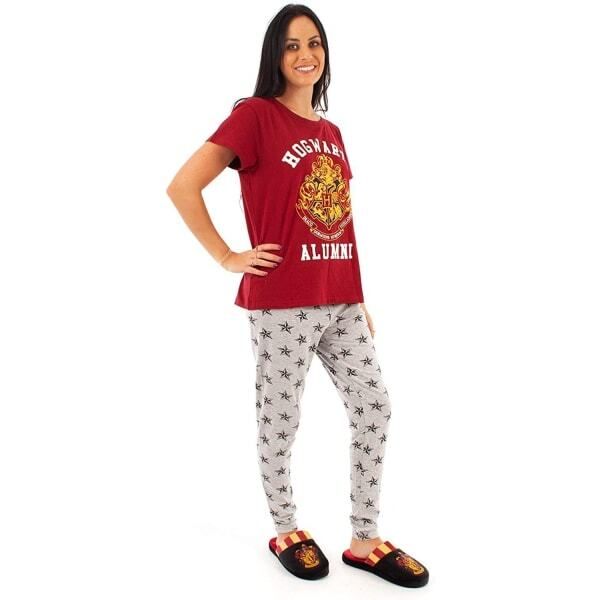 Harry Potter Womens Alumni Hogwarts Pyjama Set (L)