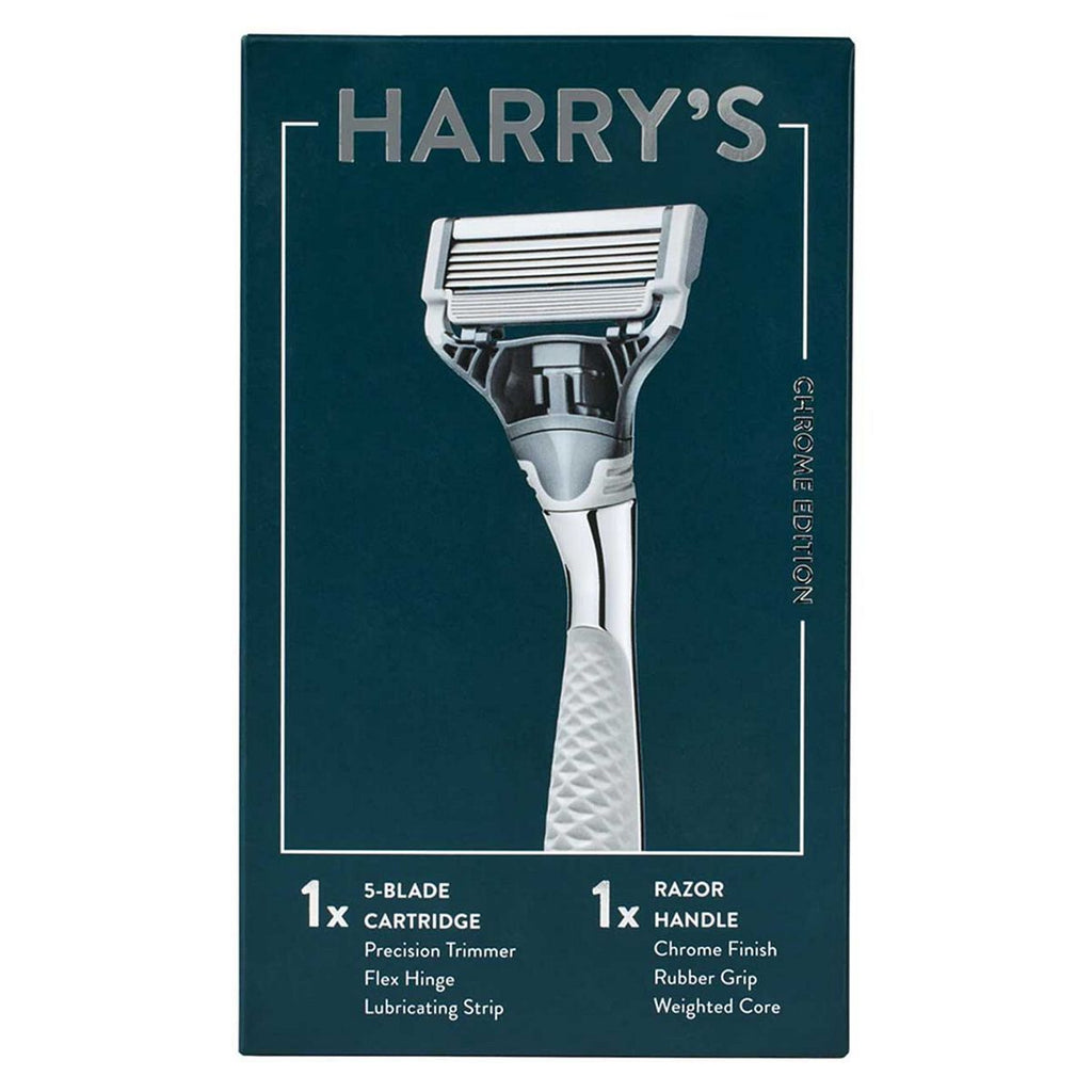 Harry’s Men's Chrome Edition Razor and Blade