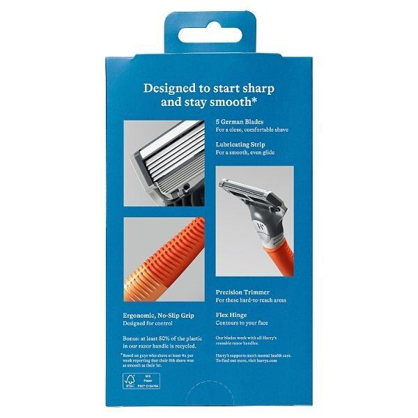 Harry's Truman Razor + Blade - Bright Orange