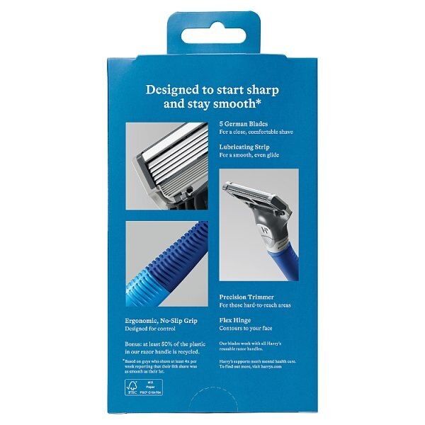 Harry's Truman Razor + Blade - Indigo Blue
