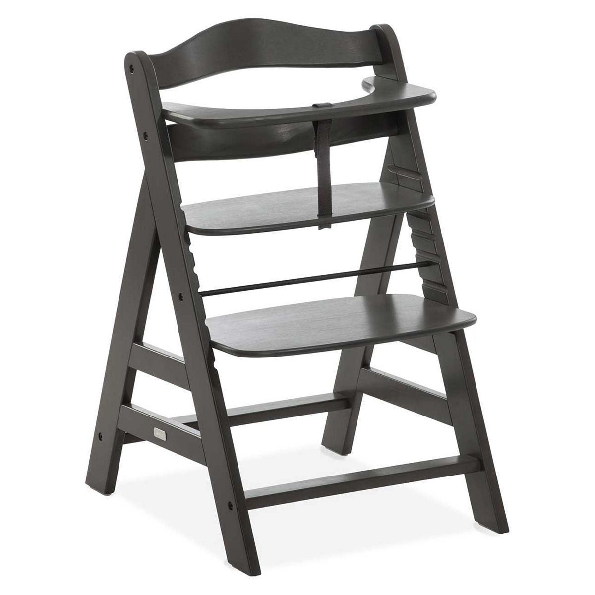 Hauck Alpha+ Select Wooden Highchair Charcoal