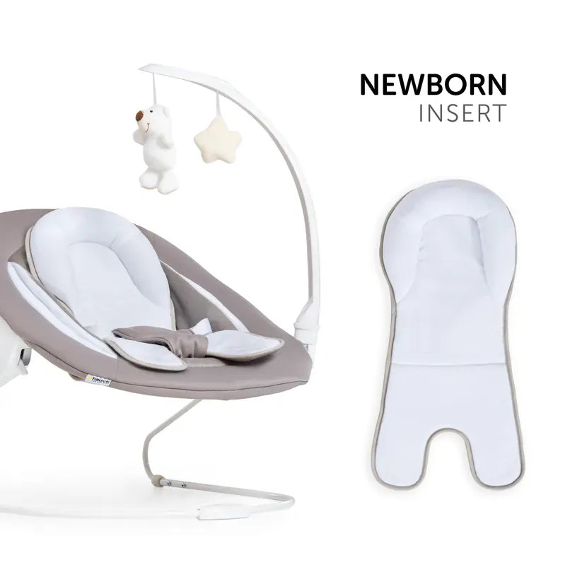 Hauck Alpha Bouncer Deluxe baby bouncer in Sand, UK version