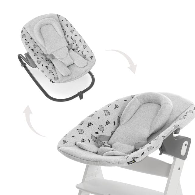 Hauck Alpha Bouncer Premium Nordic Grey, imported from the UK