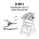 Hauck Alpha Bouncer Premium Nordic Grey, imported from the UK