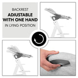 Hauck Alpha Bouncer Premium Nordic Grey, imported from the UK