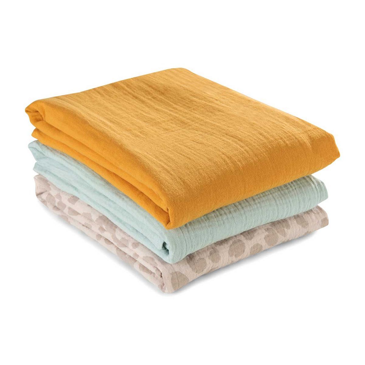 Hauck Cuddle N Clean 3 szett - méz/menta/leo natúr