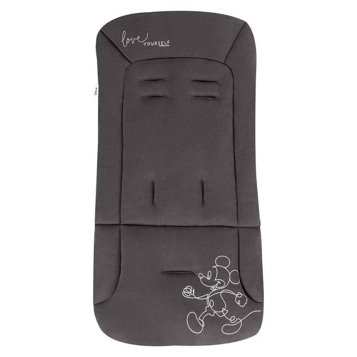 Hauck Disney Pushchair Seat Liner  - Mickey Mouse Black